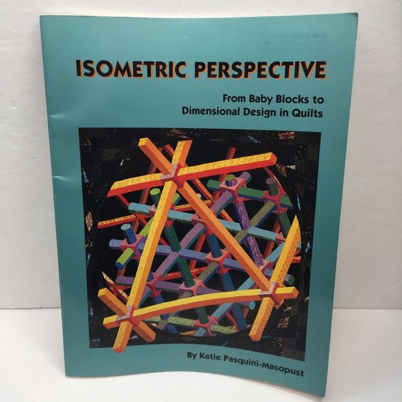 Isometric Perspective Baby Blocks Dimensional Design Quilts Pattern Paperback - Picture 2 of 11